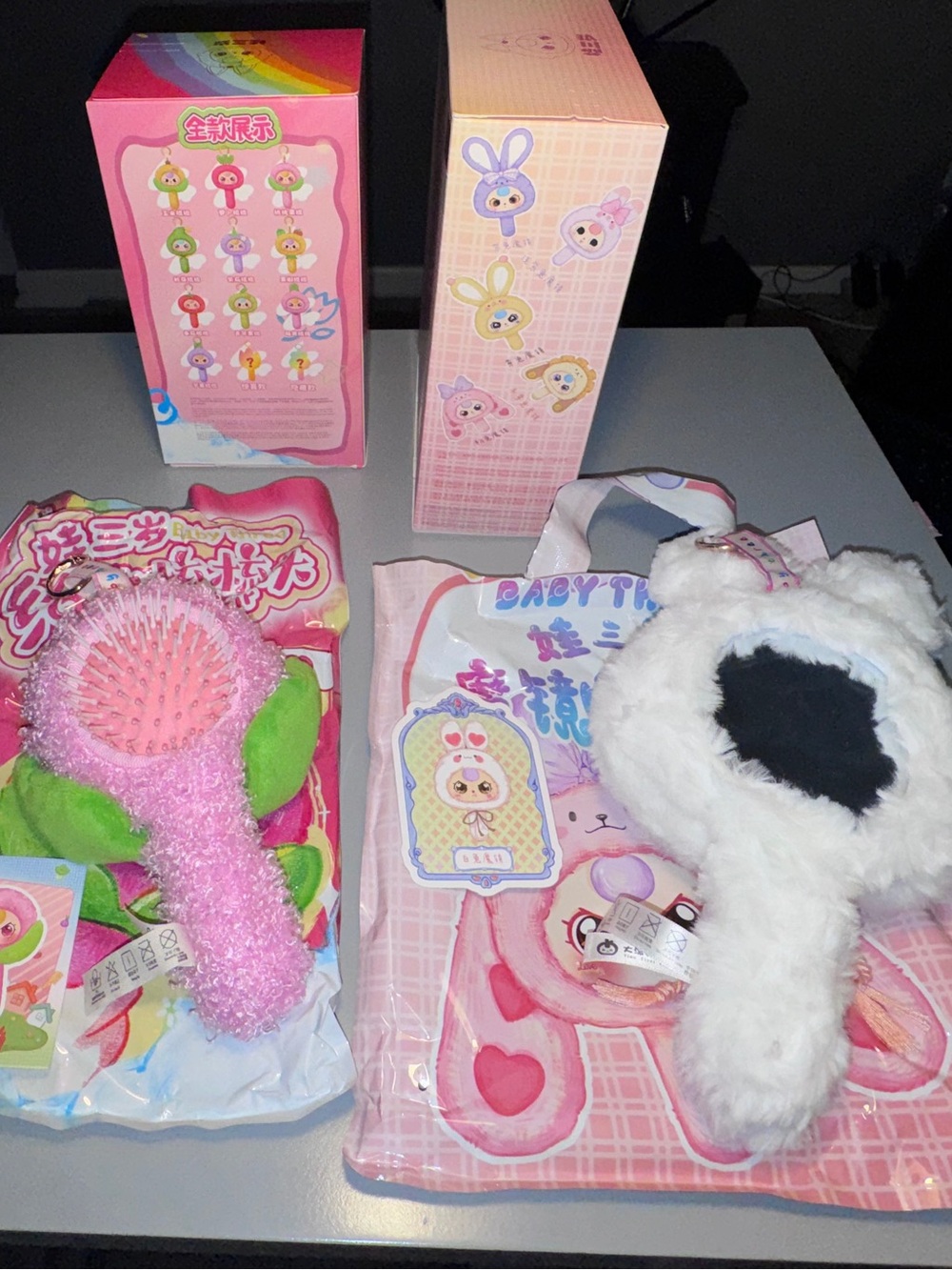 New Baby Three Bundle – Magic Mirror White Bunny + Comb Your Hair Beet - Picture 4 of 7